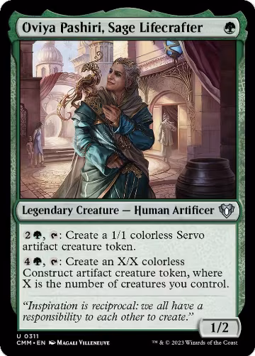 Oviya Pashiri, Sage Lifecrafter (311), Commander Masters — Magic card price