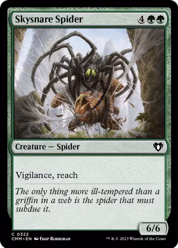 Skysnare Spider (322), Commander Masters — Magic card price