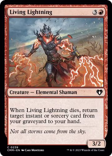 Living Lightning (239), Commander Masters — Magic card price