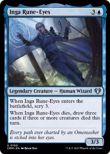Inga Rune-Eyes (100), Commander Masters — Magic card price