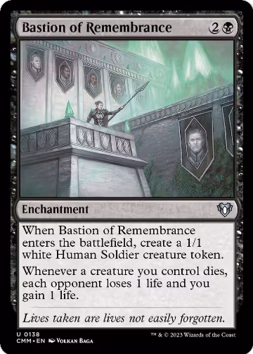 Bastion of Remembrance (138), Commander Masters — Magic card price