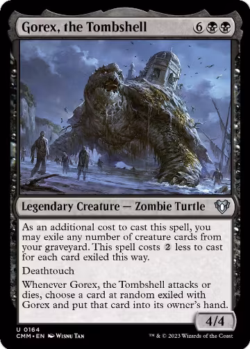 Gorex, the Tombshell (164), Commander Masters — Magic card price
