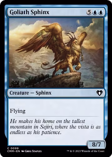 Goliath Sphinx (99), Commander Masters — Magic card price