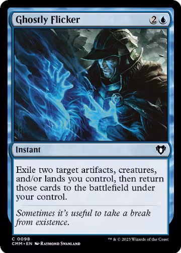 Ghostly Flicker (98), Commander Masters — Magic card price