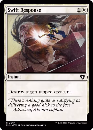 Swift Response (64), Commander Masters — Magic card price