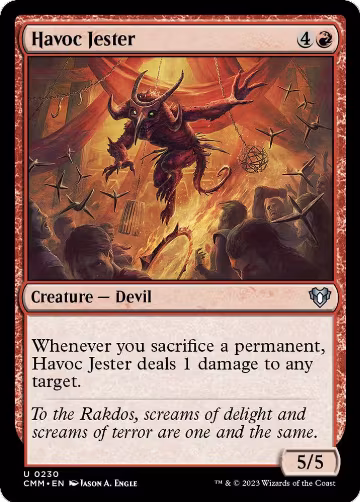 Havoc Jester (230), Commander Masters — Magic card price