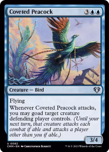 Coveted Peacock (82), Commander Masters — Magic card price