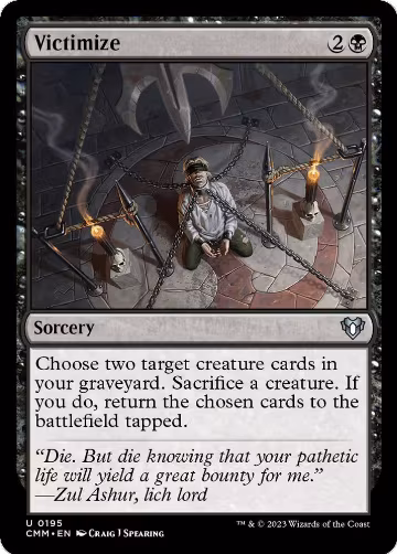 Victimize (195), Commander Masters — Magic card price