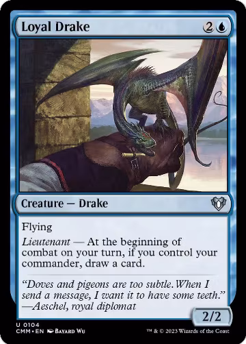 Loyal Drake (104), Commander Masters — Magic card price