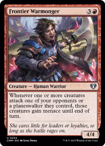Frontier Warmonger (224), Commander Masters — Magic card price