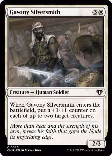 Gavony Silversmith (25), Commander Masters — Magic card price