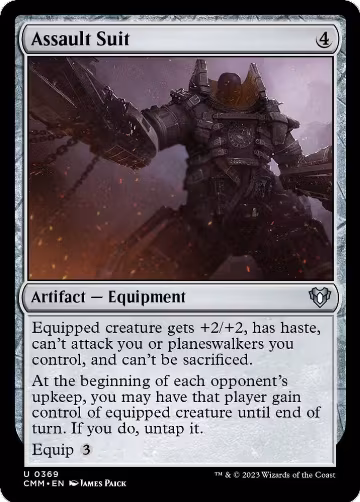 Assault Suit (369), Commander Masters — Magic card price