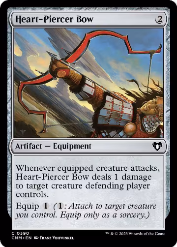 Heart-Piercer Bow (390), Commander Masters — Magic card price