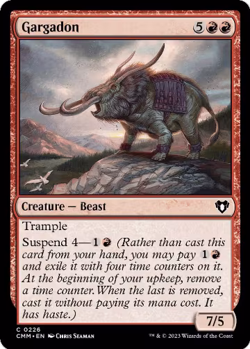 Gargadon (226), Commander Masters — Magic card price