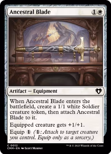 Ancestral Blade (12), Commander Masters — Magic card price