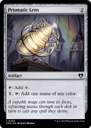 Prismatic Lens (403), Commander Masters — Magic card price