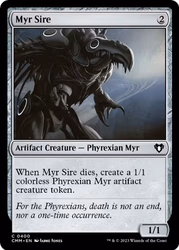 Myr Sire (400), Commander Masters — Magic card price