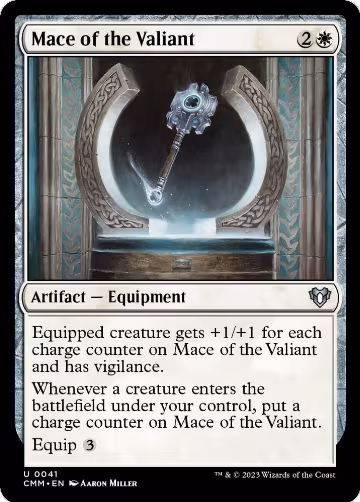 Mace of the Valiant (41), Commander Masters — Magic card price