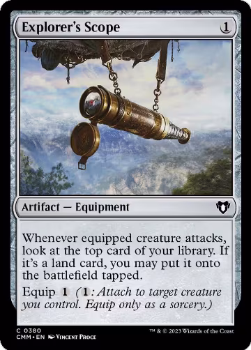Explorer's Scope (380), Commander Masters — Magic card price