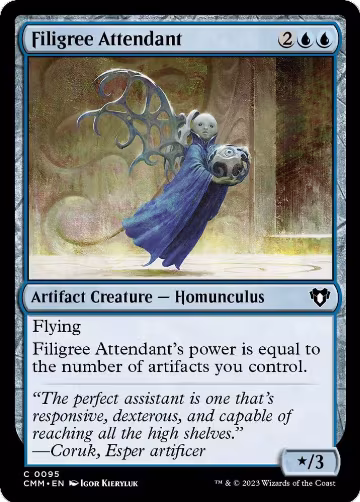 Filigree Attendant (95), Commander Masters — Magic card price