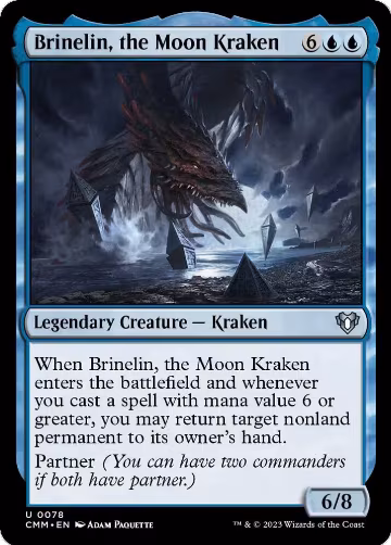 Brinelin, the Moon Kraken (78), Commander Masters — Magic card price