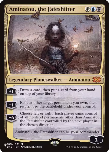 Aminatou, the Fateshifter (169/331), The List Reprints — Magic card price