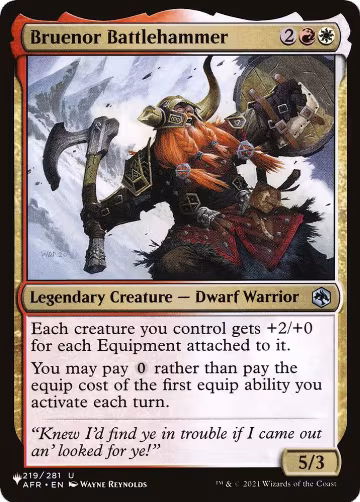 Bruenor Battlehammer (219/281), The List Reprints — Magic card price