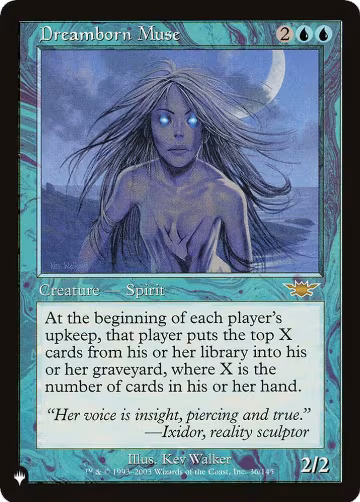 Dreamborn Muse (36/145), The List Reprints — Magic card price