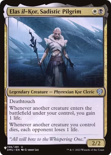 Elas il-Kor, Sadistic Pilgrim (198/281), The List Reprints — Magic card price
