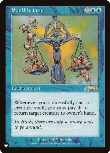 Equilibrium (32/143), The List Reprints — Magic card price