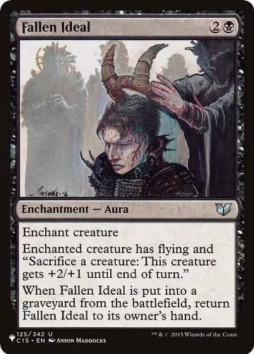Fallen Ideal (125/342), The List Reprints — Magic card price