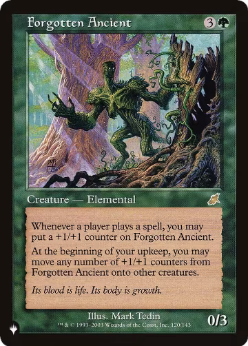 Forgotten Ancient (SCG) (120/143), The List Reprints — Magic card price
