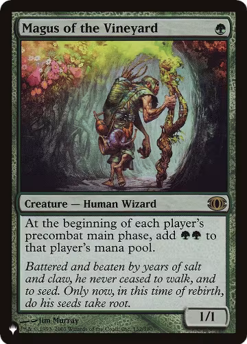 Magus of the Vineyard (132/180), The List Reprints — Magic card price