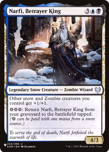Narfi, Betrayer King (224/285), The List Reprints — Magic card price