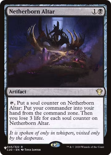 Netherborn Altar (045/322), The List Reprints — Magic card price