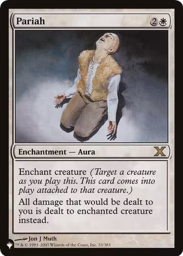 Pariah (33/383), The List Reprints — Magic card price