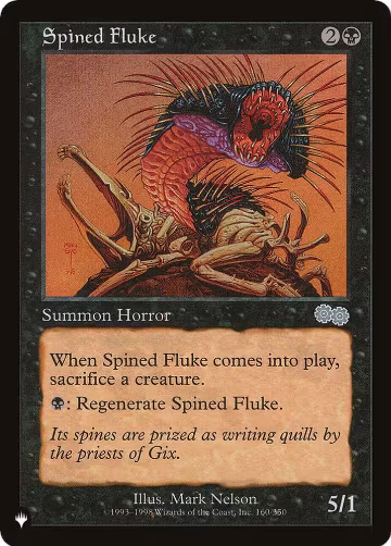 Spined Fluke (160/350), The List Reprints — Magic card price