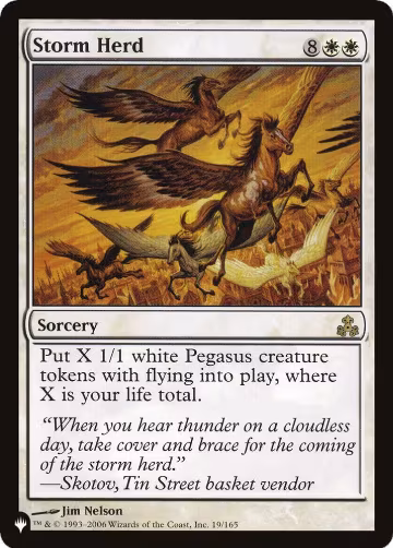 Storm Herd (GPT) (19), The List Reprints — Magic card price
