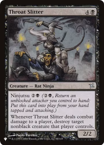 Throat Slitter (88/165), The List Reprints — Magic card price