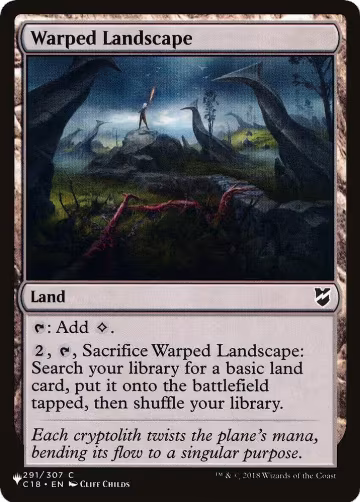 Warped Landscape (291/307), The List Reprints — Magic card price