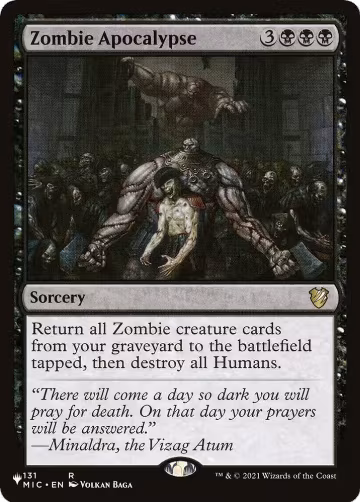 Zombie Apocalypse (131/038), The List Reprints — Magic card price