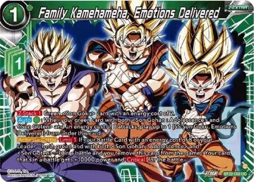 Family Kamehameha, Emotions Delivered (BT22-059), Critical Blow — DB Super card price