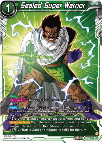 Sealed Super Warrior (BT22-078), Critical Blow — DB Super card price