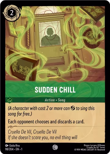 Sudden Chill (98/204), The First Chapter — Lorcana card price
