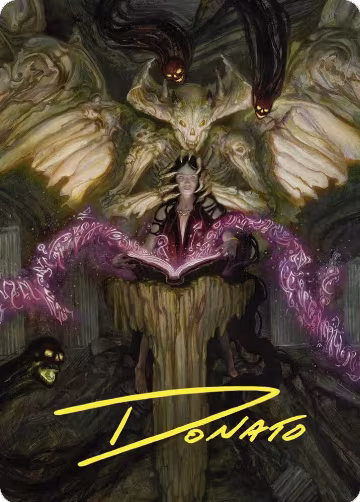Demonic Tutor Art Card (Gold-Stamped Signature) (64), Art Series: Commander Masters — Magic card price