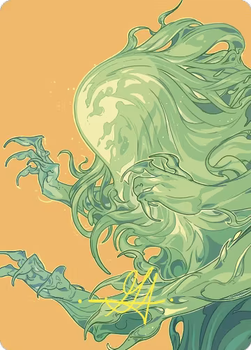 Omnath, Locus of Mana Art Card (Gold-Stamped Signature) (57), Art Series: Commander Masters — Magic card price