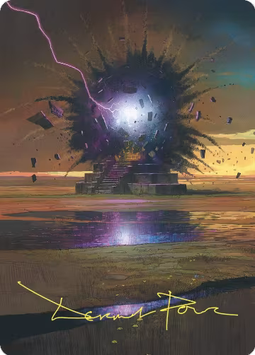 Return to Dust Art Card (Gold-Stamped Signature) (34), Art Series: Commander Masters — Magic card price