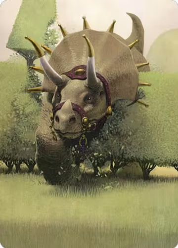 Regal Behemoth Art Card (43), Art Series: Commander Masters — Magic card price