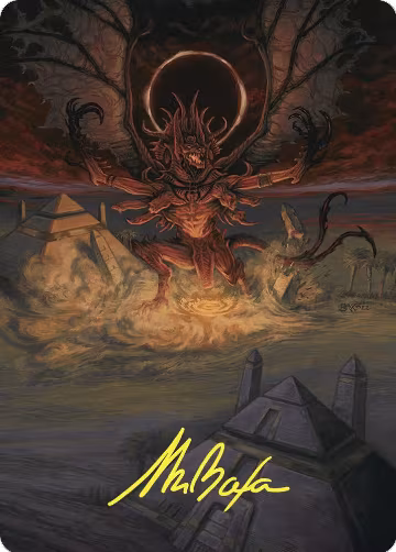 Dread Return Art Card (Gold-Stamped Signature) (36), Art Series: Commander Masters — Magic card price