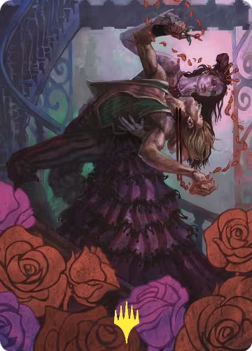 Exsanguinate Art Card (2) (Gold-Stamped) (37), Art Series: Commander Masters — Magic card price